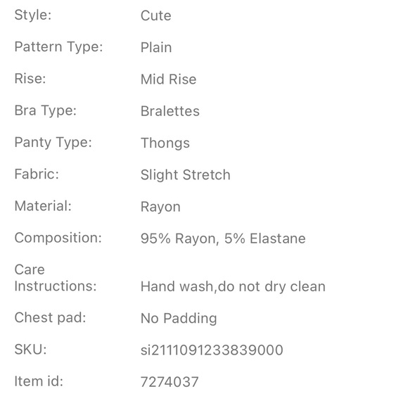 Shein Waffle Knit Bra & Panty Set - Picture 5 of 16